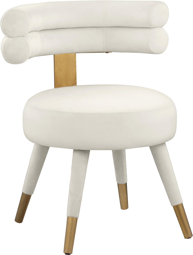 Fitzroy Cream Velvet Dining Chair