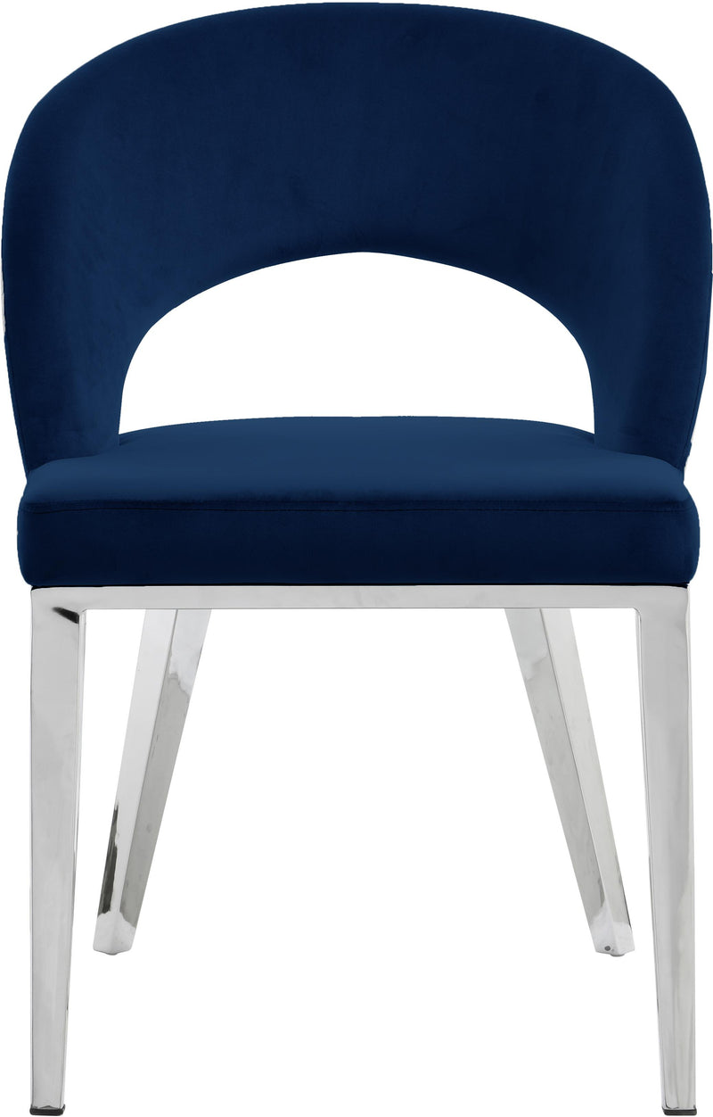 Roberto Navy Velvet Dining Chair