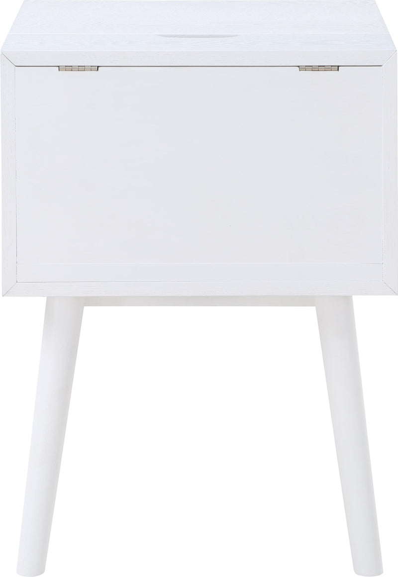 Teddy White Night Stand