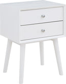 Teddy White Night Stand