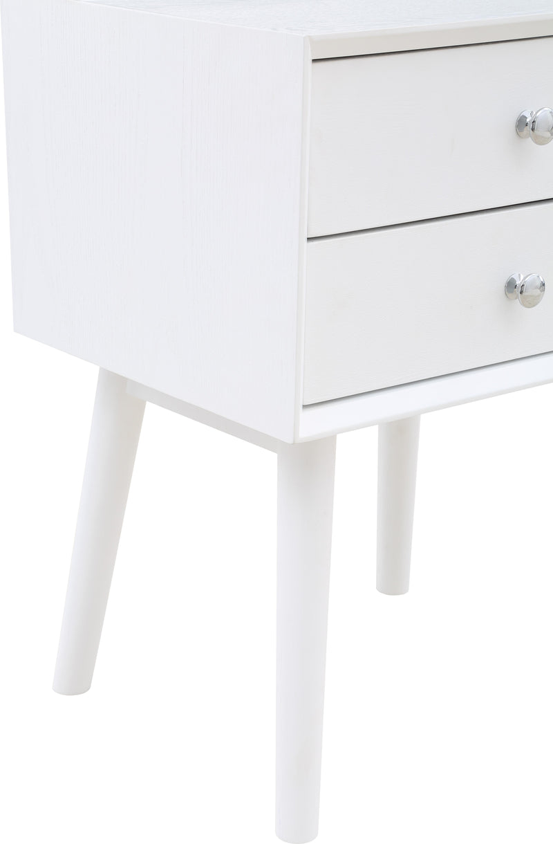 Teddy White Night Stand