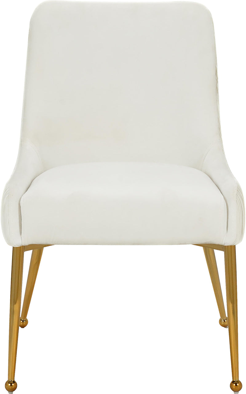 Ace Cream Velvet Dining Chair