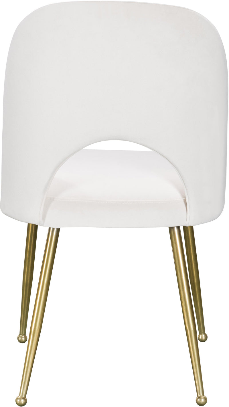 Logan Cream Velvet Dining Chair