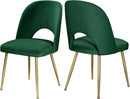 Logan Green Velvet Dining Chair