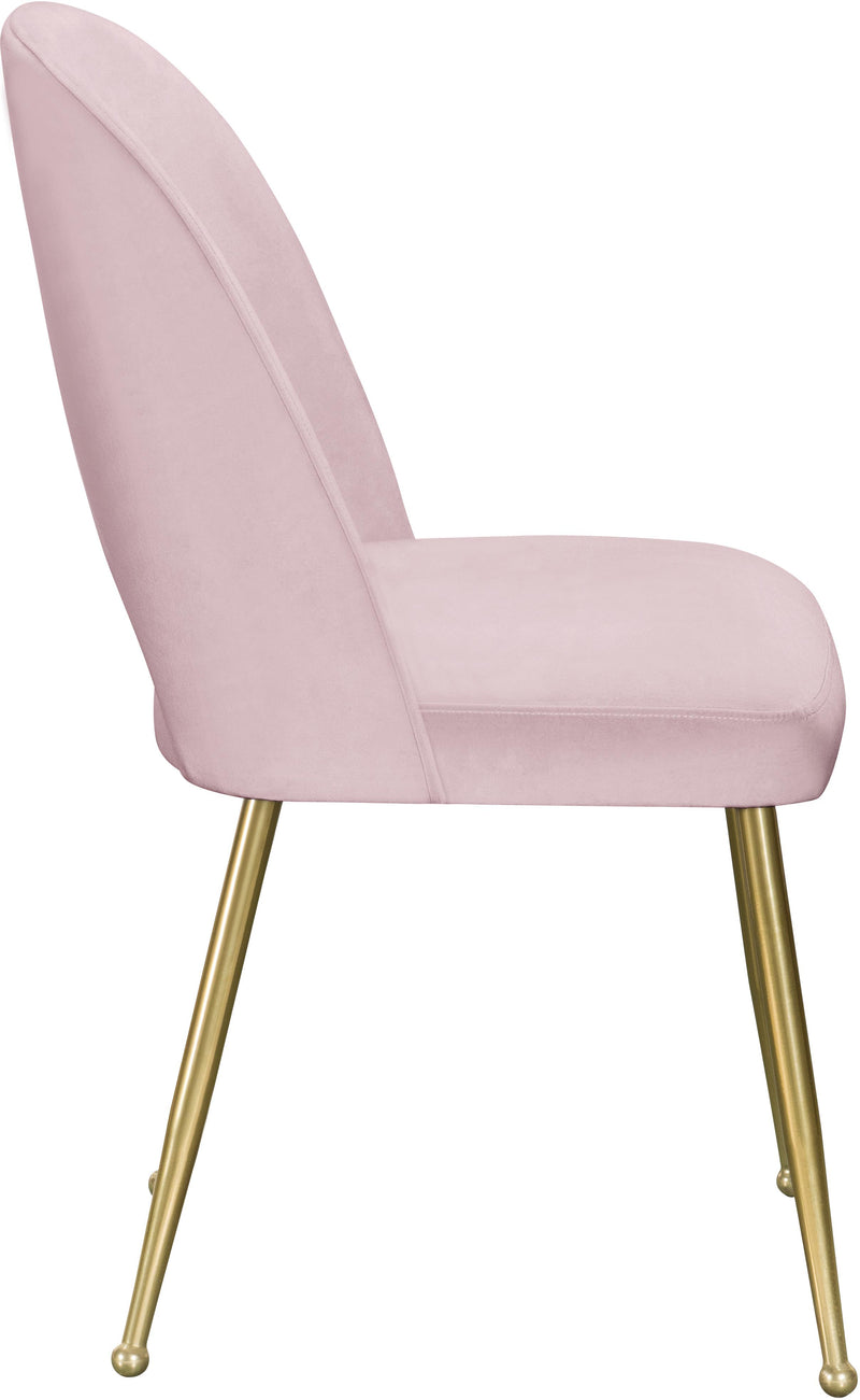 Logan Pink Velvet Dining Chair