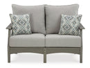 Visola Outdoor Sofa and Loveseat Set
