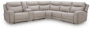 Gravier Power Reclining Sectional with Storage Console