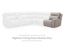 Gravier Power Reclining Sectional with Storage Console