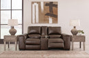 Alessandro Power Reclining Loveseat with Console