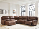 DeepWakes Power Reclining Sectional with Chaise