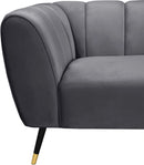 Beaumont Grey Velvet Chair