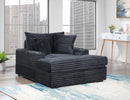 Black Oversized Chaise Lounge ACL-200-00