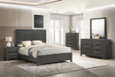 Gray Plank Panel Bedroom Set B024