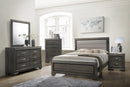 Gray Upholstered Panel Bedroom Set B266