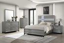 Gray LED Panel Bedroom Set B294