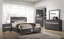 Gray Storage Bedroom Set B3704