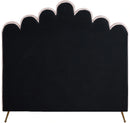 Lily Pink Velvet Full Bed