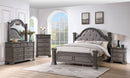 Gray Traditional Tufted Bedroom Set B476