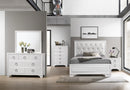 White Tufted Bedroom Set B531