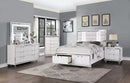 White LED Storage Bedroom Set B761