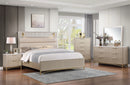 Champagne Fluted Bedroom Set B773