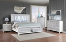 White LED Storage Bedroom Set B777