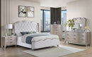 Champagne Wingback Tufted Bedroom Set B794