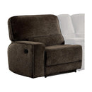 Shreveport Left Side Reclining Chair in Brown 8238-LR