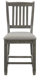 Granby Counter Height Chair in Antique Gray (Set of 2) 5627GY-24