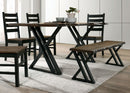 Barbary Dining Table Set with Bench