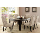 Sania 7 Pc Dining Table Set Rustic
