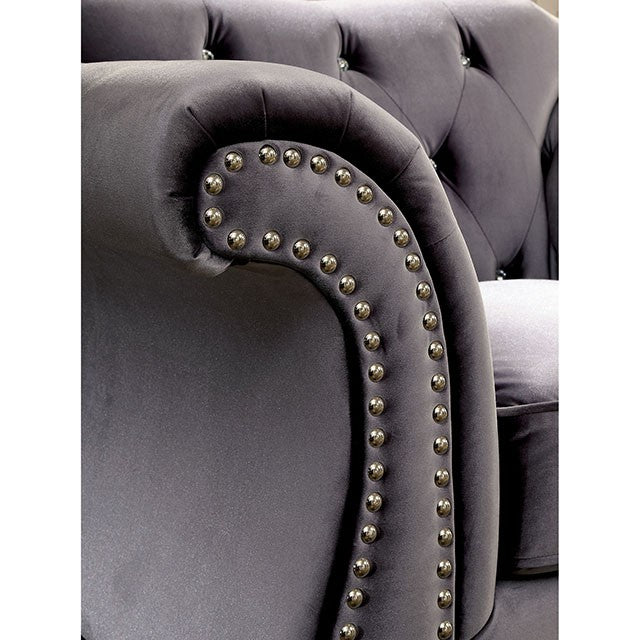 Jolanda Chair Blue & Grey