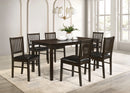 Espresso 7-Piece Dining Set D024