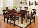 Espresso 7-Piece Dining Set D220