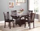 Espresso Round Dining Set D254
