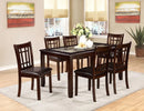 Espresso 7-Piece Dining Set D260