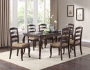 Espresso Traditional 5-Piece Dining Set D366