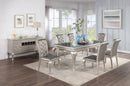 Champagne Dining Set with Server Option D523