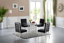 Opal Chrome Dining Table