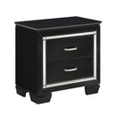 Allura Nightstand in Black 1916BK-4