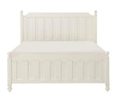 Wellsummer Full Panel Bed in White 1803WF-1*