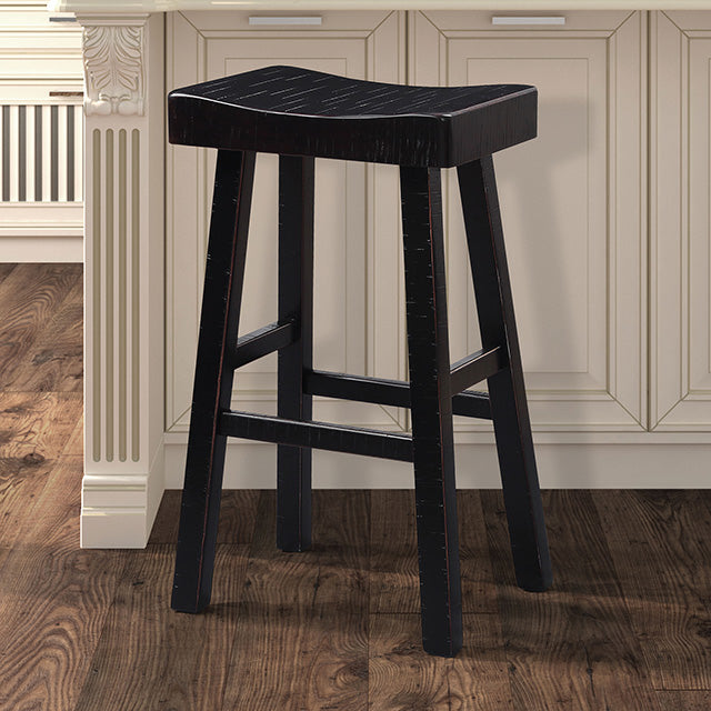 Biasca 29" Stool (2/CTN) White, Brown, & Black