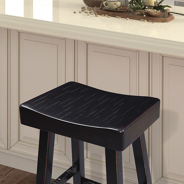 Biasca 24" Stool (2/CTN) White, Brown, & Black