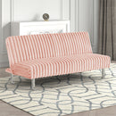 Hinwil Futon Sofa Bed Pink, Beige Grey, & Black