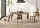 Beale Dining Table Walnut & Black