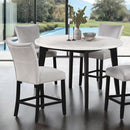 Sabro 5 Pc Dining Table Set Black