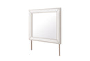 CLARA BEIGE UPHOLSTERED MIRROR