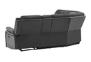 UM02 BLACK SECTIONAL