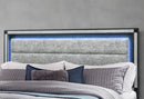 SOLEIL CHARCOAL KING BED GROUP WITH COOLER AND SPEAKER
