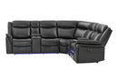 UM02 BLACK SECTIONAL